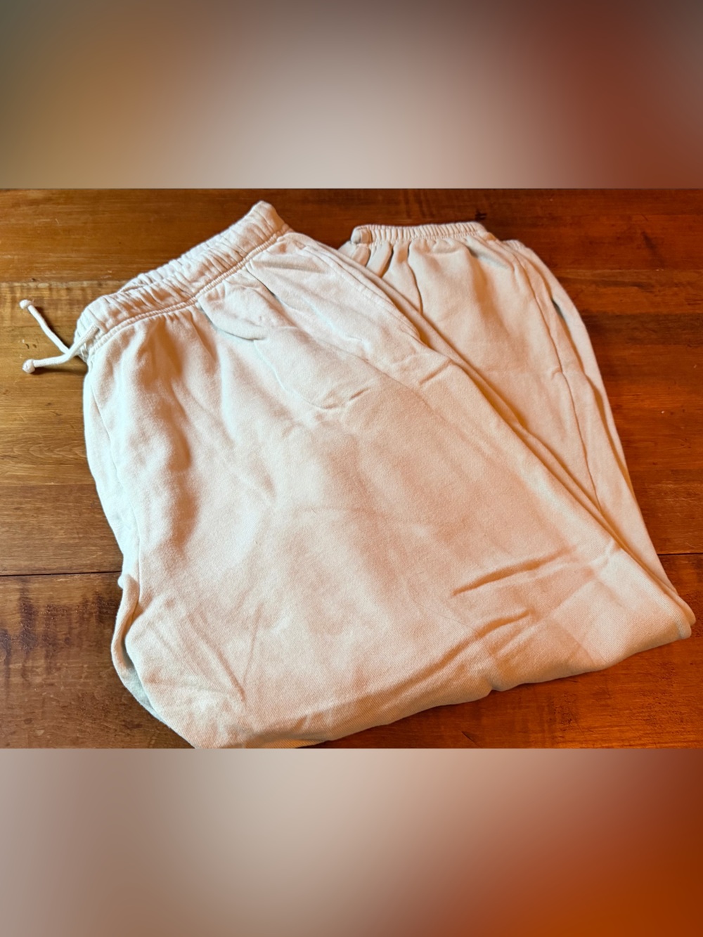 Old Navy Cream Lounge Sweatpants-XXL